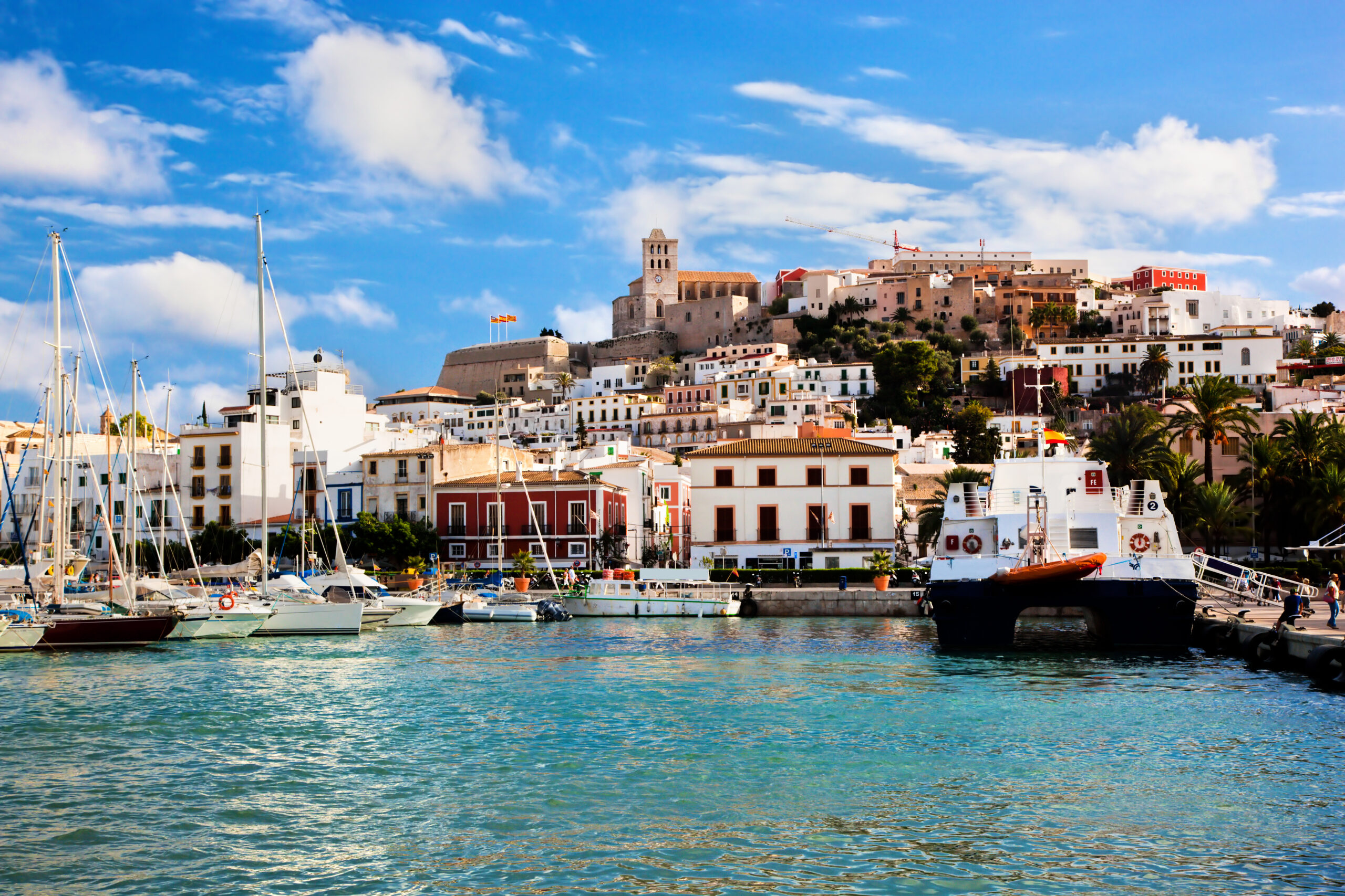 Panorama,Of,Ibiza,Old,City,-,Eivissa.,Spain,,Balearic,Islands
