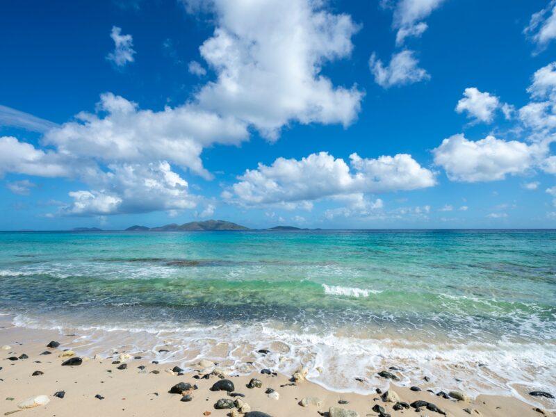 Jost,Van,Dyke,Viewed,Across,Turquoise,Caribbean,Waters,From,Apple