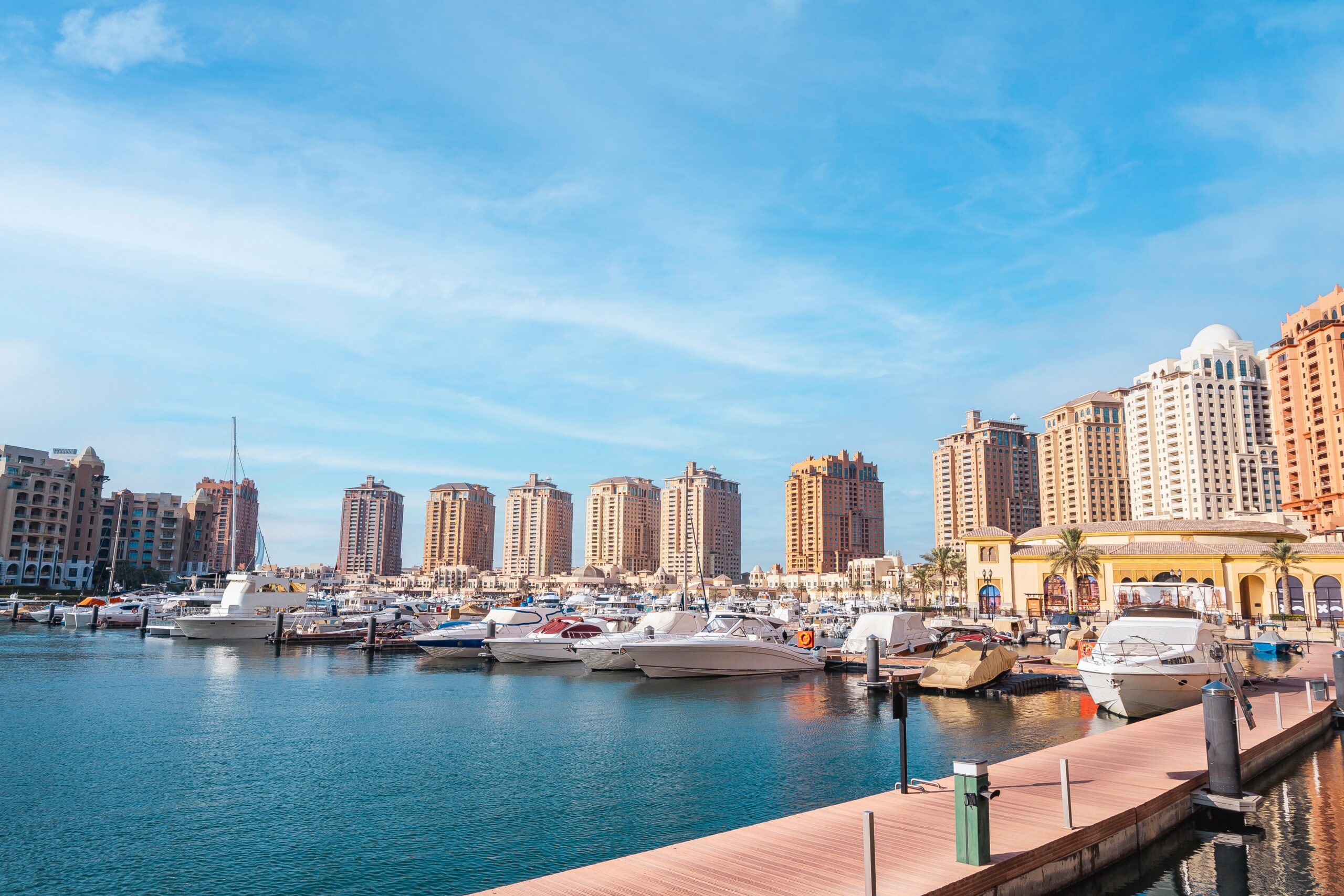 View,Of,The,Pearl,Island,In,Qatar’s,Capital,Doha,And