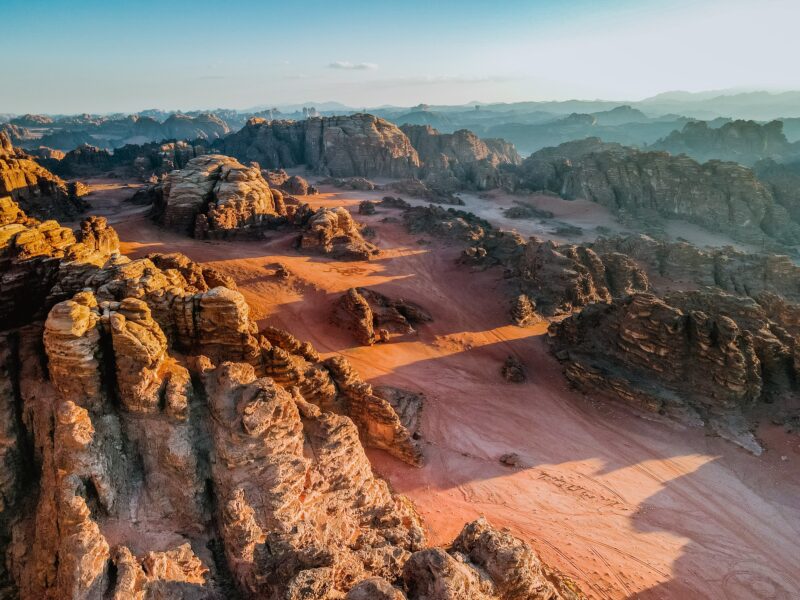 Saudi,Arabia’s,Neom,Desert,In,Bajdah,(????).,Breath-taking,Aerial,View