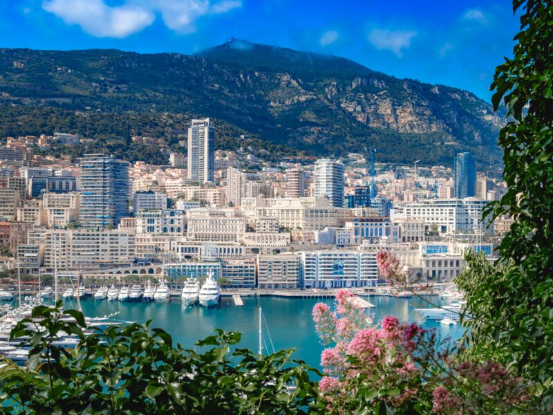 Monaco,Monte,Carlo,Sea,View,With,Yachts,In,The,Sunny