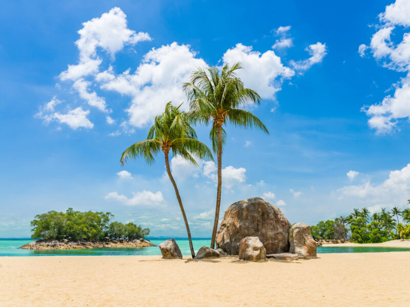 Siloso,Beach,In,Santosa,Singapore