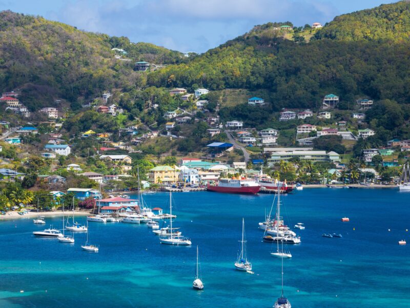 View,Of,Admiralty,Bay,And,Port,Elizabeth,,Bequia,,The,Grenadines,
