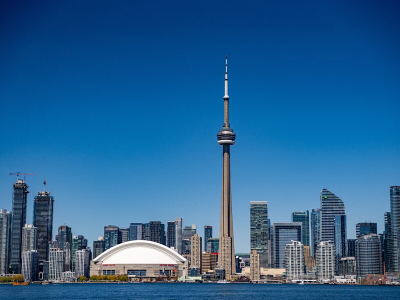 View,Of,The,Cn,Tower,And,Rogers,Center,In,Downtown