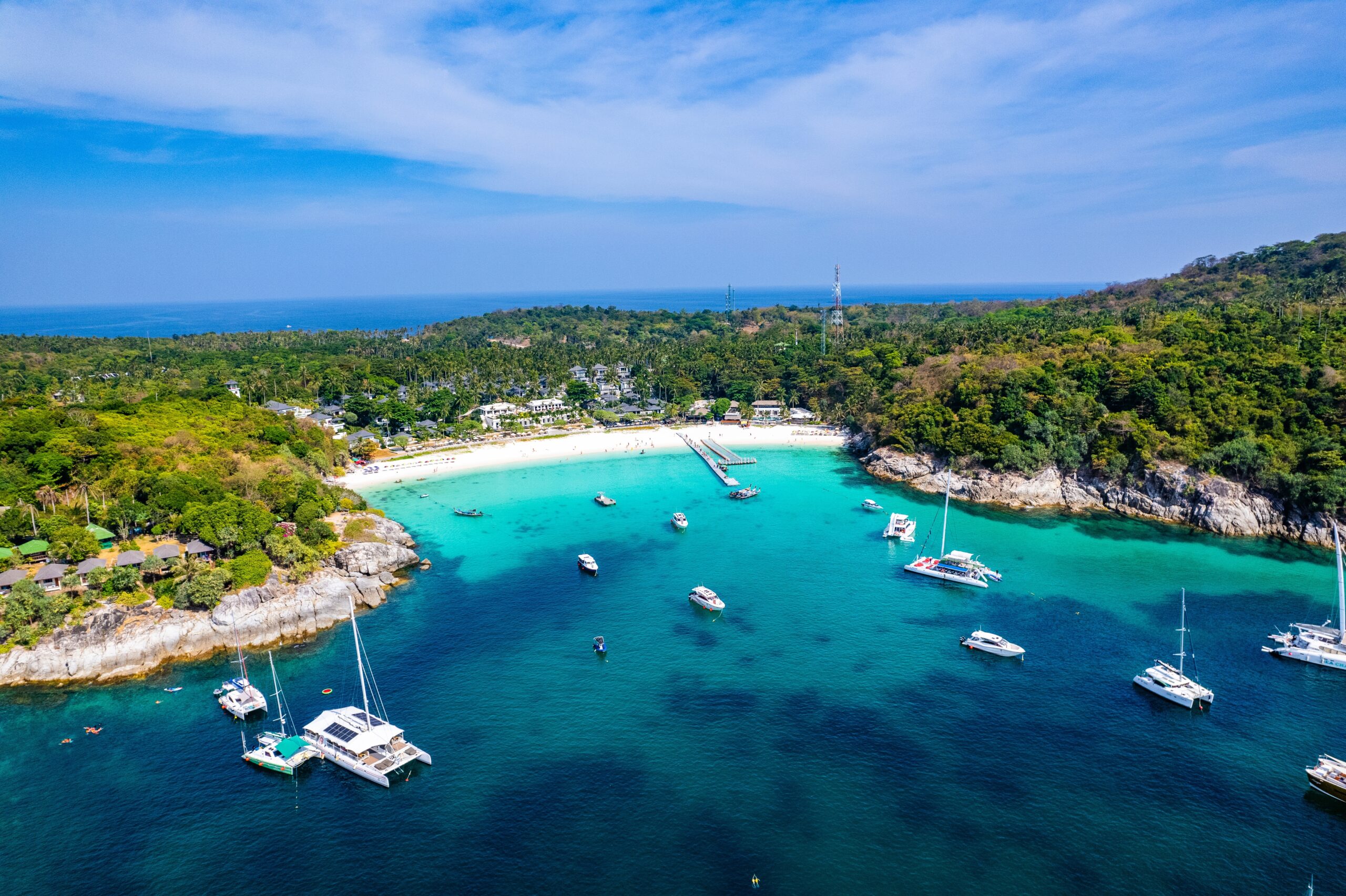 Aerial,View,Of,Siam,Bay,In,Koh,Racha,Yai,Also