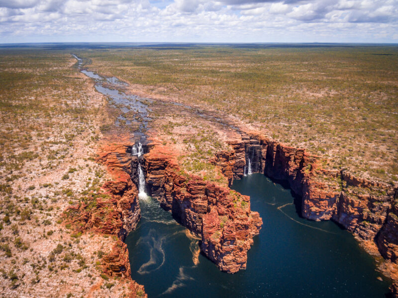 An,Aerial,View,Of,King,George,Falls,In,The,Kimberley