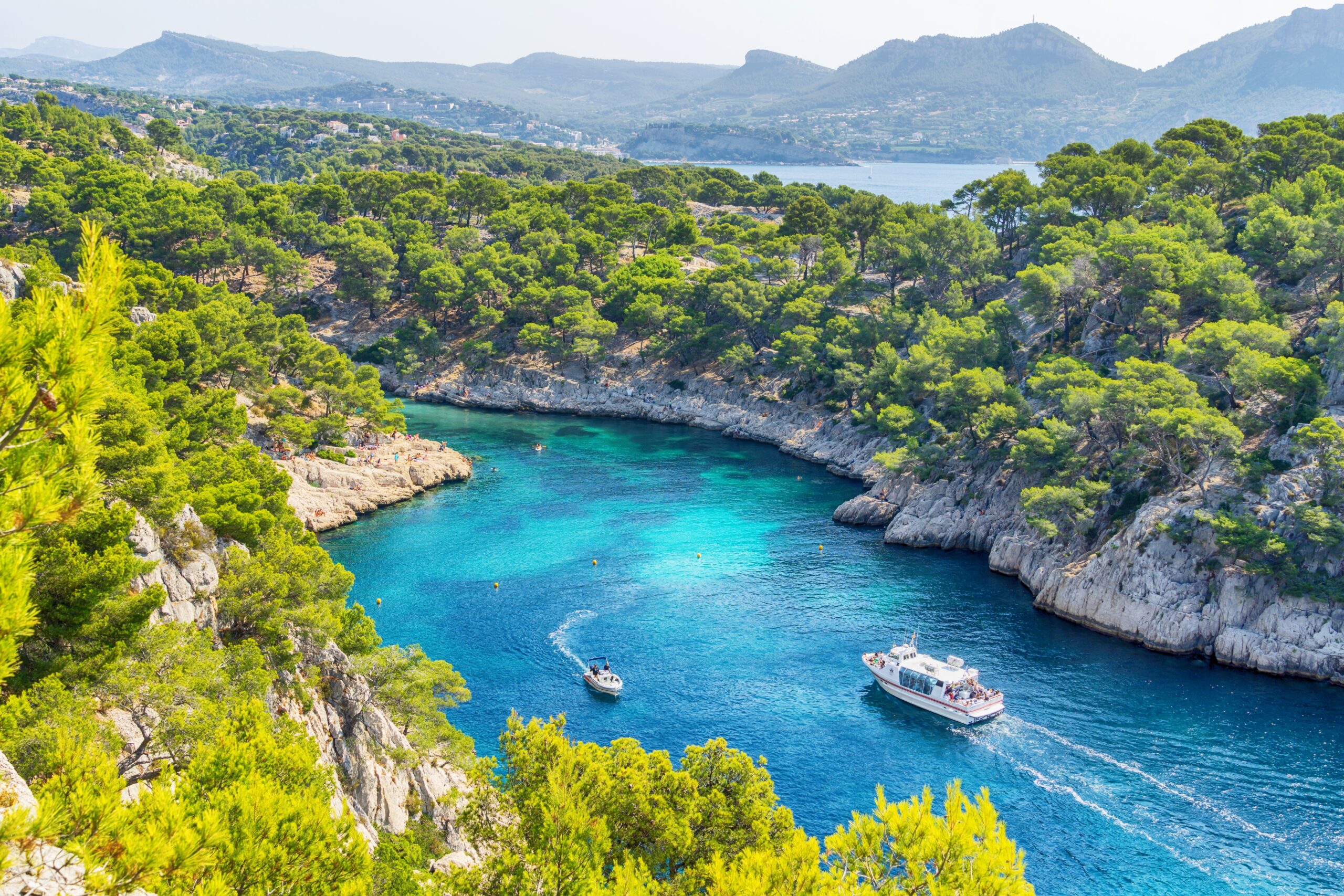 Boats,In,The,Bay,Of,Calanques,National,Park,(parc,National