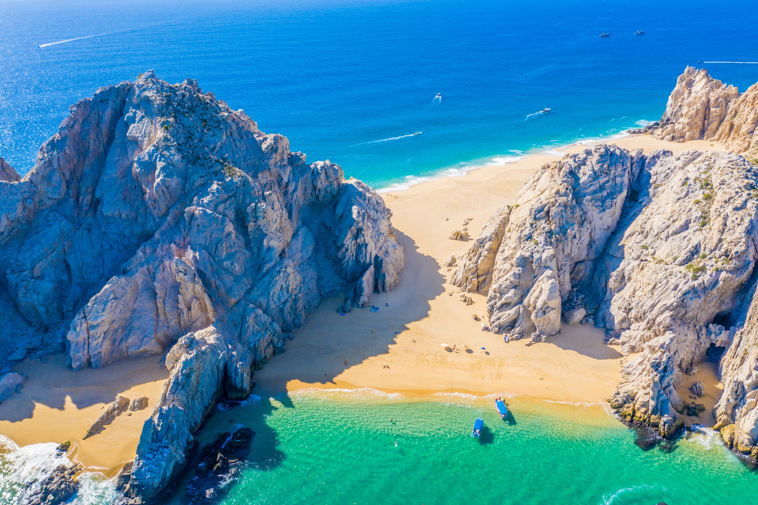 Aerial,View,Of,Lovers,Beach,At,Lands,End,,Cabo,San