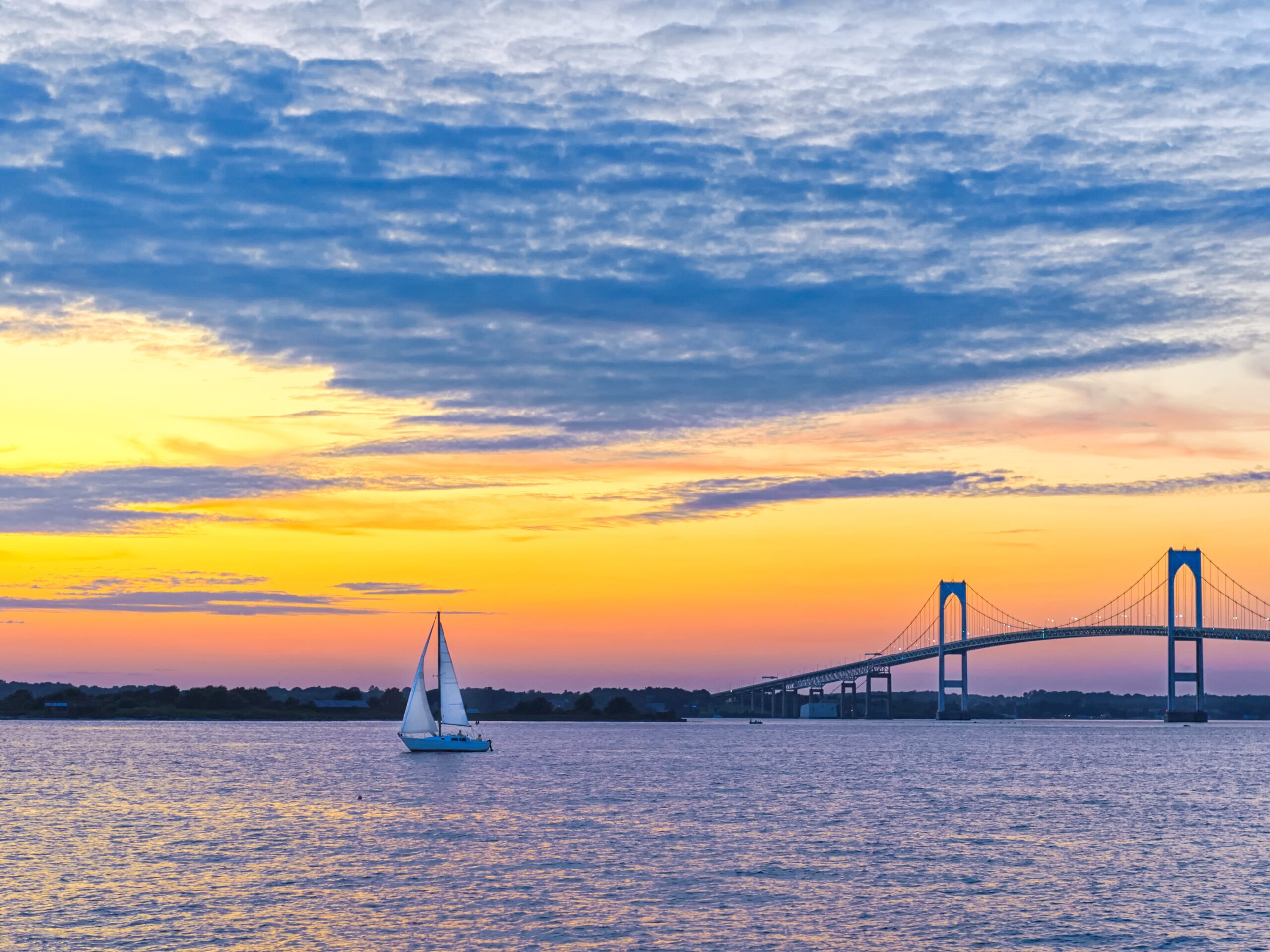 Dramatic,Yellow,Orange,Pink,And,Purple,Sunset,With,Claiborne,Pell