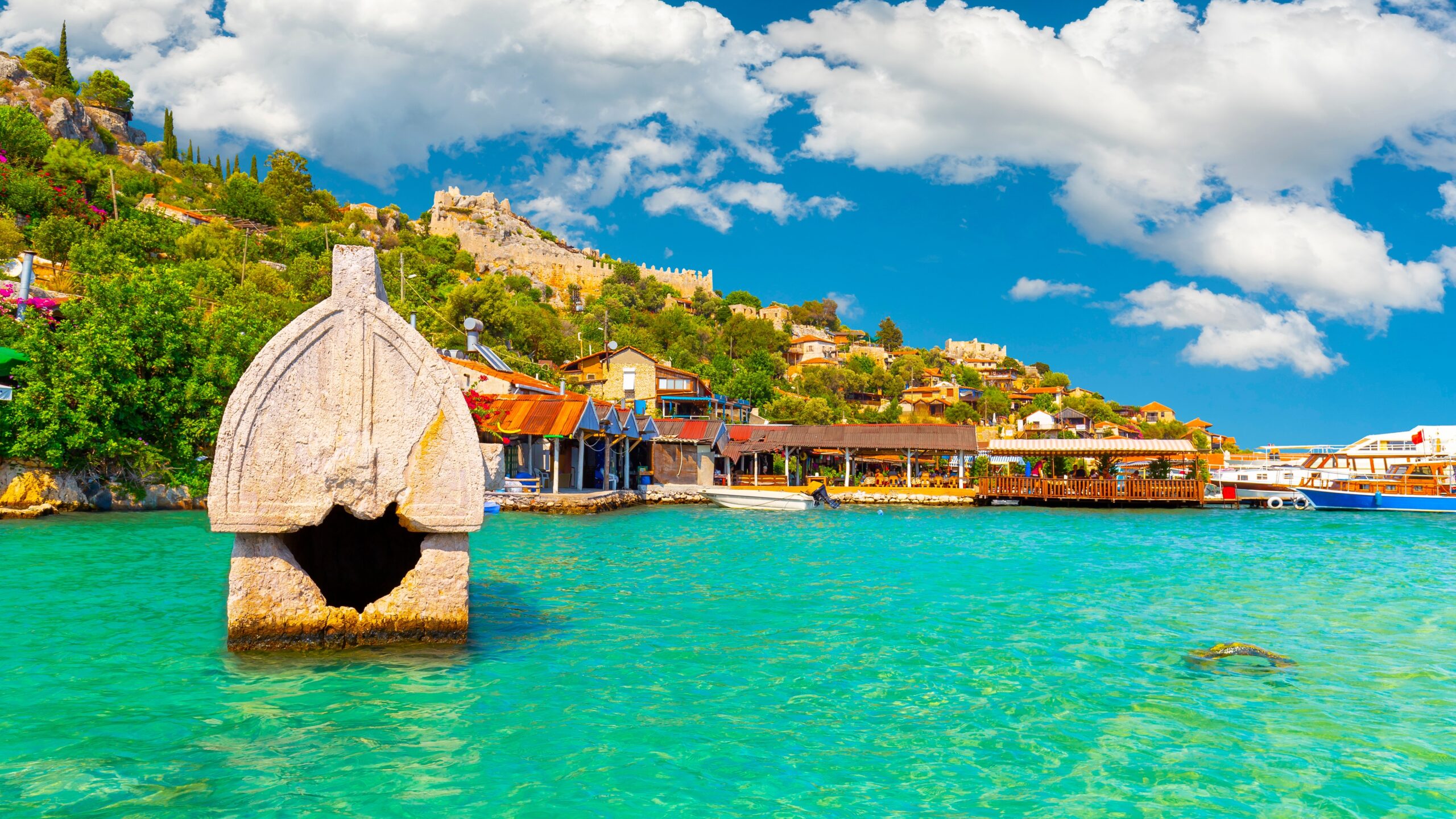 Kekova,Is,One,Of,The,Most,Important,Tourism,Resorts,On