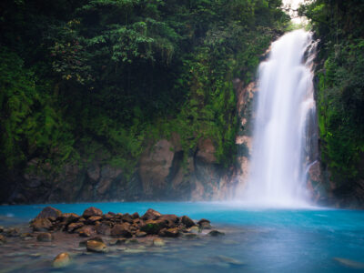 Rio,Celeste,Waterfall,In,Tenorio,Volcano,National,Park,,Costa,Rica.