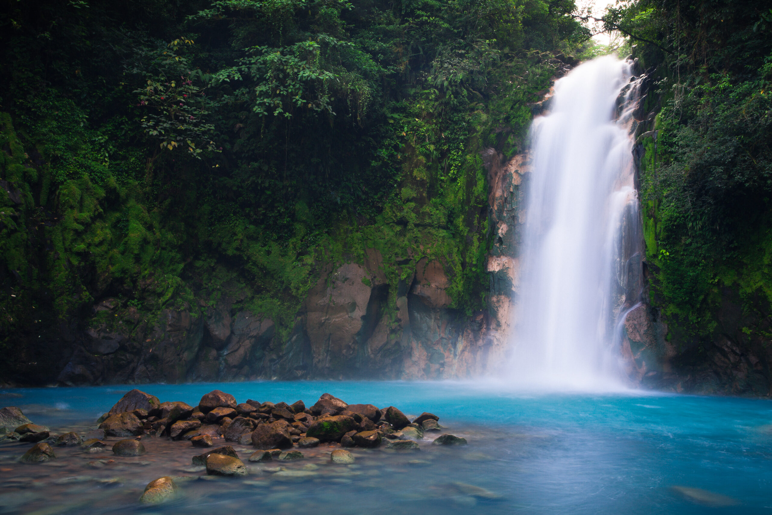 Rio,Celeste,Waterfall,In,Tenorio,Volcano,National,Park,,Costa,Rica.